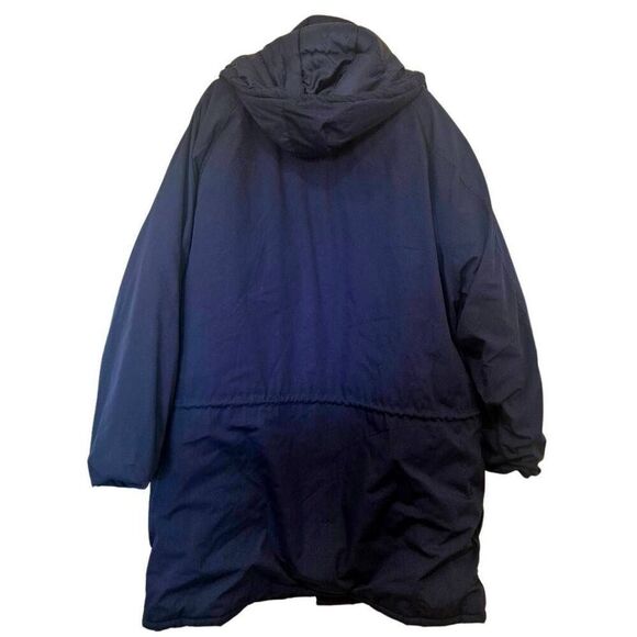 Field & Stream Men's Navy Cotton/Poly Insulated Coat w Detachable Hood - Picture 3 of 11